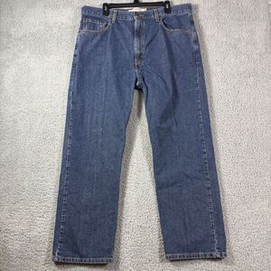 Levi's Regular Fit 40x30 Classic‎ Blue Denim Jeans 505 Straight Leg Casual Wear